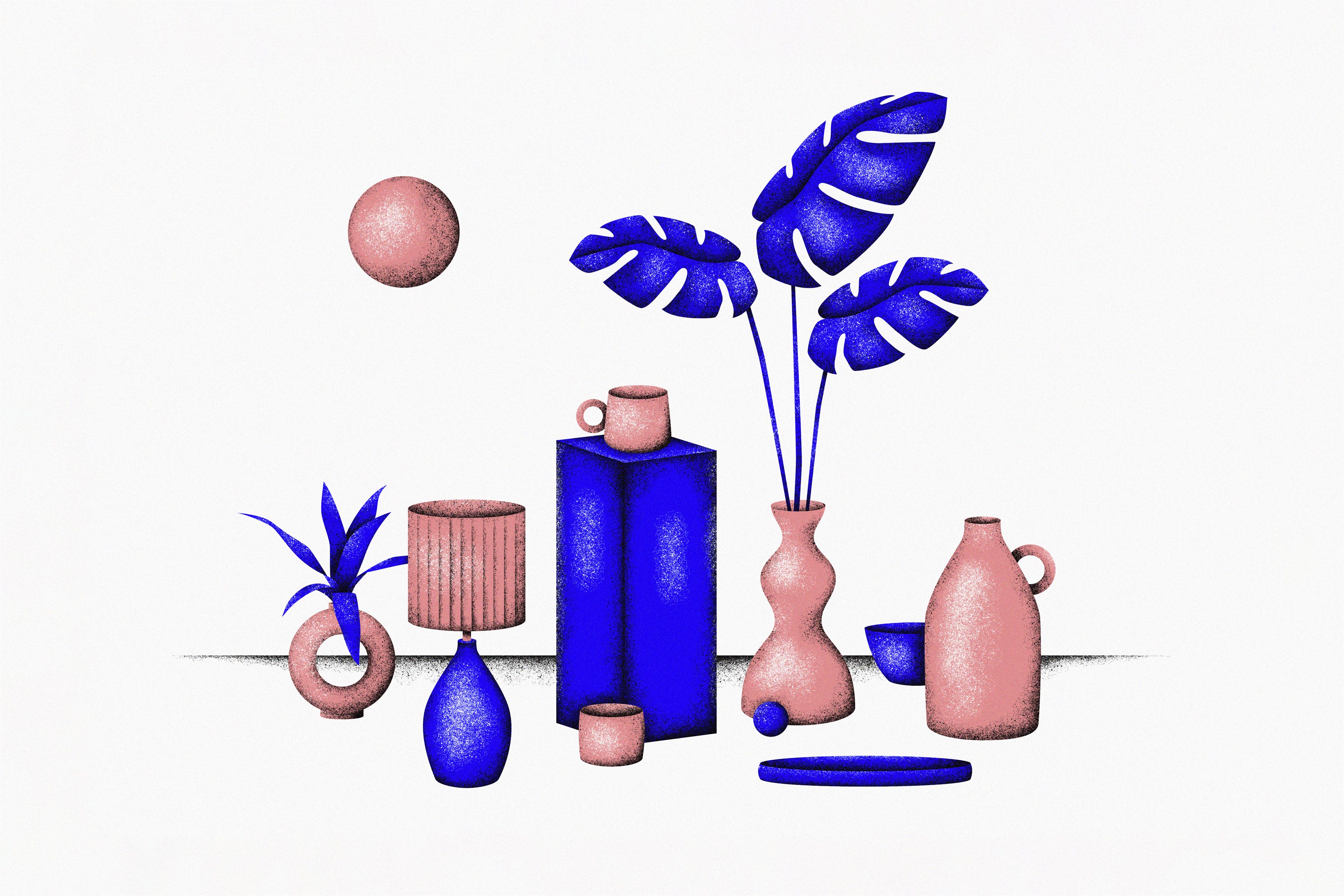 Illustration pour Champagne Céramique